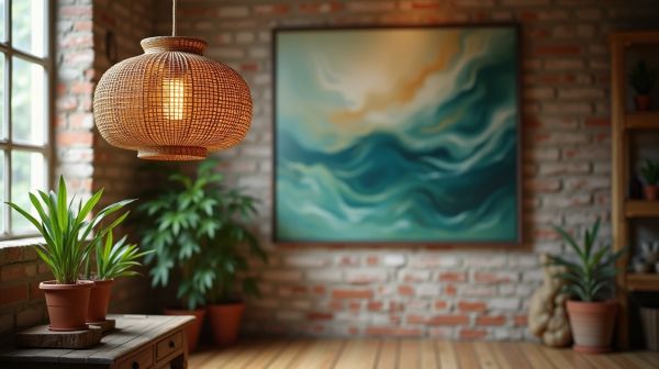 Choisir un luminaire en paille bohème chic pour une décoration naturelle