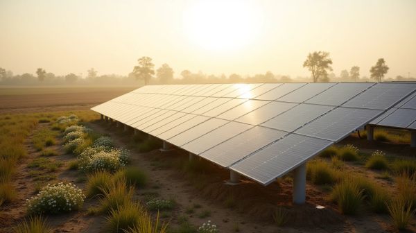 Pourquoi investir dans une centrale solaire au sol pour valoriser vos terrains