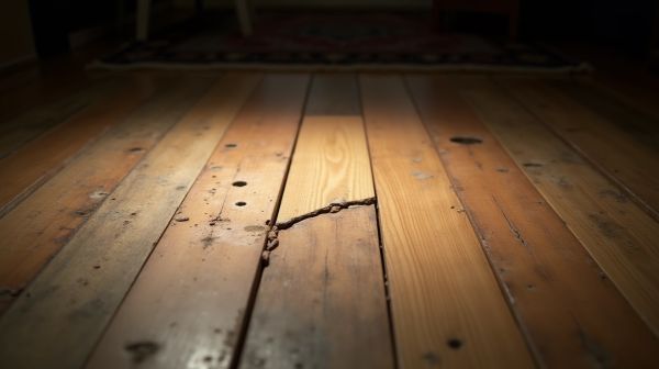 Remède efficace pour réparer un parquet troué