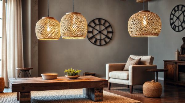 Top 10 styles de lampes en paille pour un intérieur bohème chic