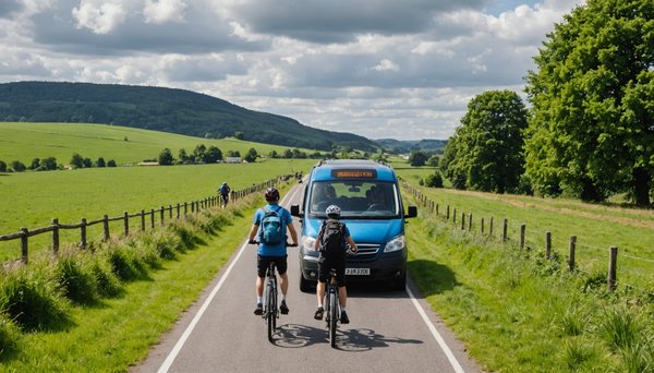 Se déplacer à la campagne : choisir entre voiture, vélo et transports publics
